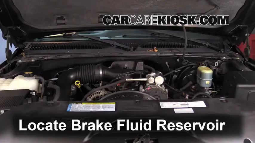 2000 Chevrolet Silverado 1500 4.3L V6 Standard Cab Pickup (2 Door) Brake Fluid Add Fluid